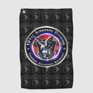 Serviette De Golf Brigade d'aviation de combat de la 101e division a