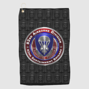Serviette De Golf Brigade de soutien de la 82e division aéroportée
