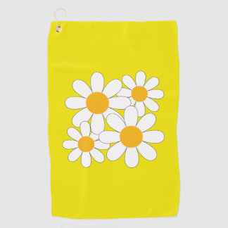 Serviette De Golf Bright and Bold Daisy