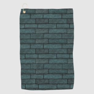 Serviette De Golf briques de pierre sans couture mur vert couleurs l
