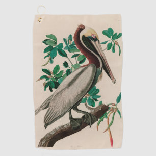 Serviette De Golf Brown Pelican Birds of America Audubon