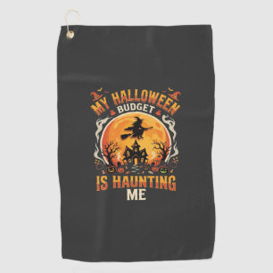 Serviette De Golf Budget de frisson d'Halloween