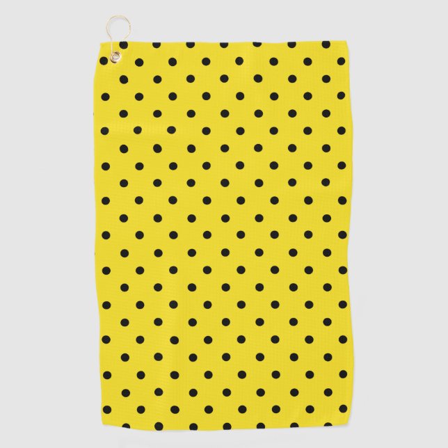Serviette De Golf Bumblebee Black Spots Jaune Bumble Bee Animal (Devant)
