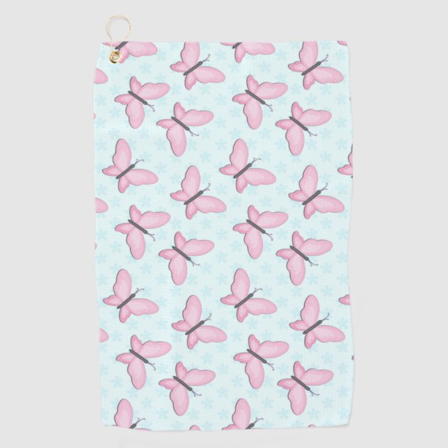 Serviette De Golf Butterfly Art For Toddlers (Devant)