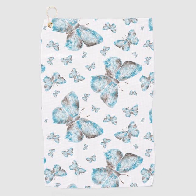 Serviette De Golf Butterfly Wings Wall Art (Devant)