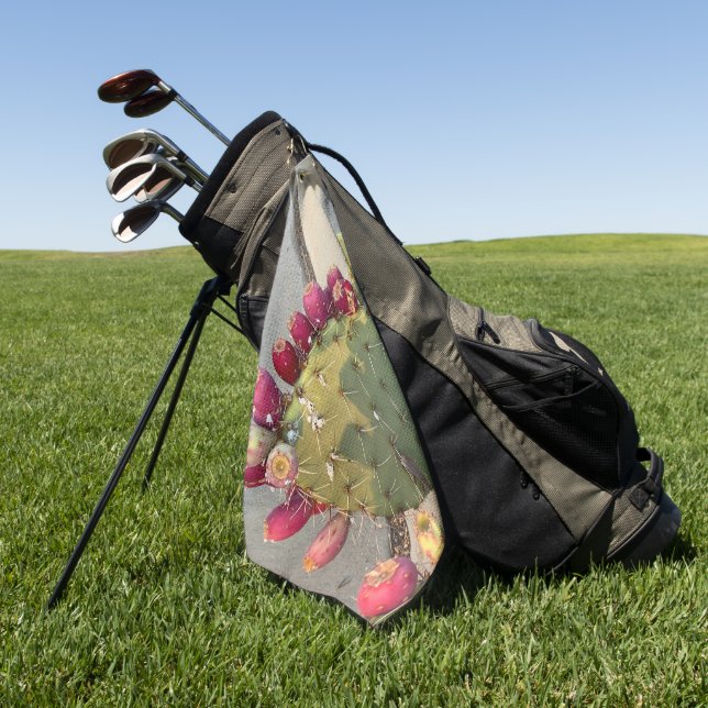 Serviette De Golf 🌵 Cactus Et Fruits (Vert)