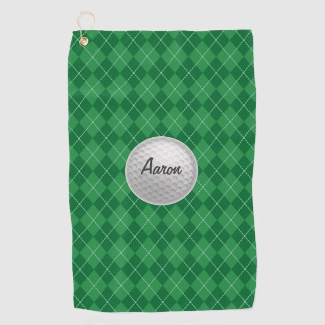 Serviette De Golf Cadeau personnalisé Golfer Golf Towel (Devant)