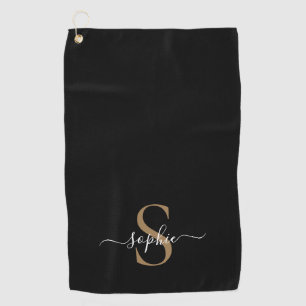 Serviette De Golf Cadeau Personnalisé Nom Personnalisé Écriture Élég