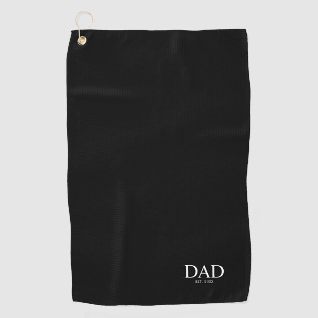 Serviette De Golf Cadeau pour nouveau papa (Devant)