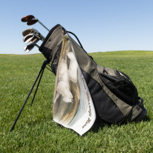 Serviette De Golf Cadeaux Déco Camping de chèvre de montagne sur mes