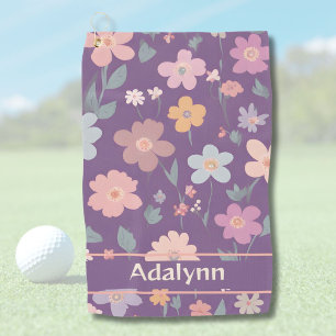 Serviette De Golf Cadeaux floraux Vintages sur mesure pour les femme
