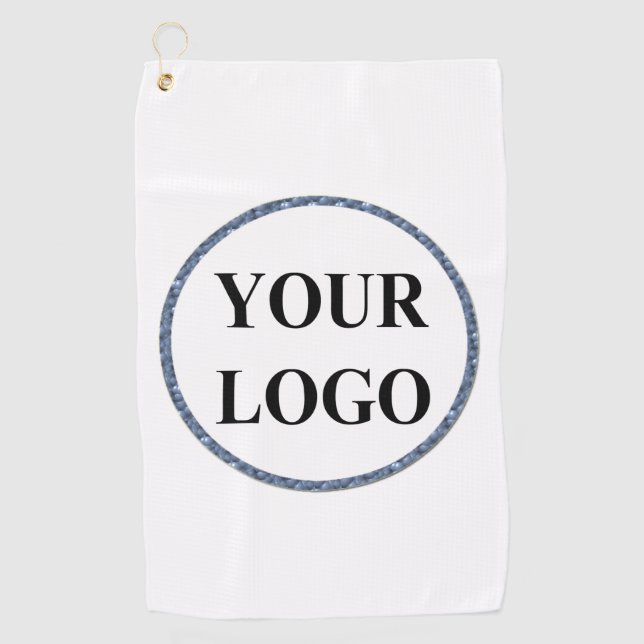 Serviette De Golf Cadeaux Hommes Personnalisés Golfer Customisé LOGO (Devant)