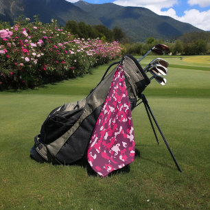 Serviette De Golf camo rose