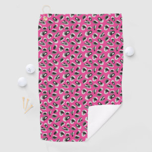 Serviette De Golf Camo rose vif/Poster de animal amusant
