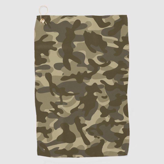 Serviette De Golf Camouflage central (Devant)