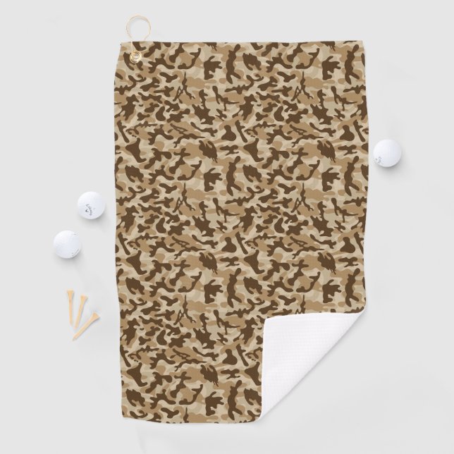 Serviette De Golf Camouflage du désert  (En situation)