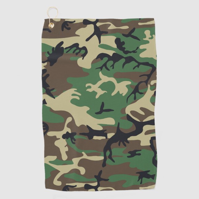 Serviette De Golf Camouflage militaire (Devant)