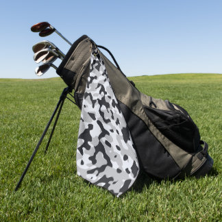 Serviette De Golf Camouflage urbain à fort contraste