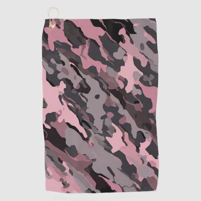 Serviette De Golf Camouflage Urbain de Style  (Devant)