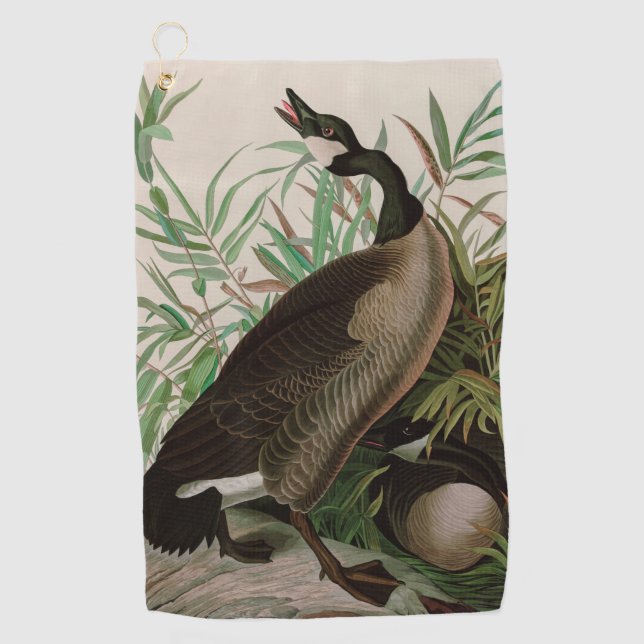 Serviette De Golf Canada Goose Birds of America Audubon (Devant)