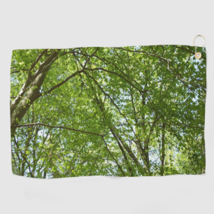 Serviette De Golf Canopée du printemps Feuille Green Nature Scene