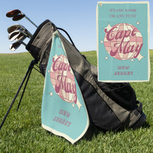 Serviette De Golf Cape May City New Jersey USA golfer