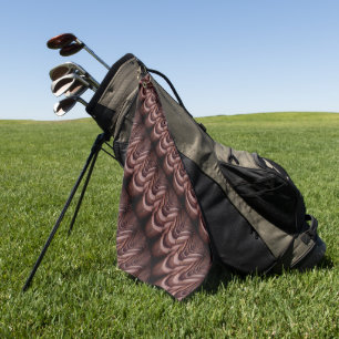 Serviette De Golf Carreaux de toit rustiques avec perspective unique