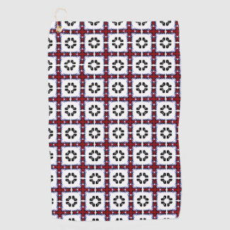 Serviette De Golf Carrés Floconneux Floral