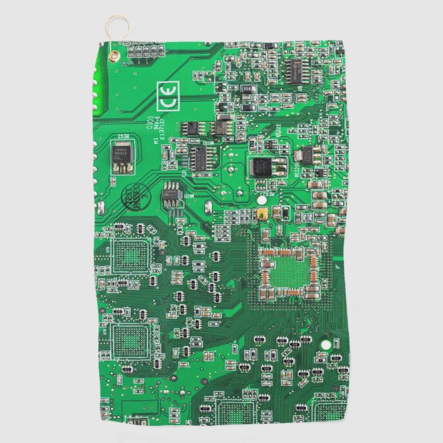 Serviette De Golf Carte circuit imprimé circuit vert PCB (Devant)