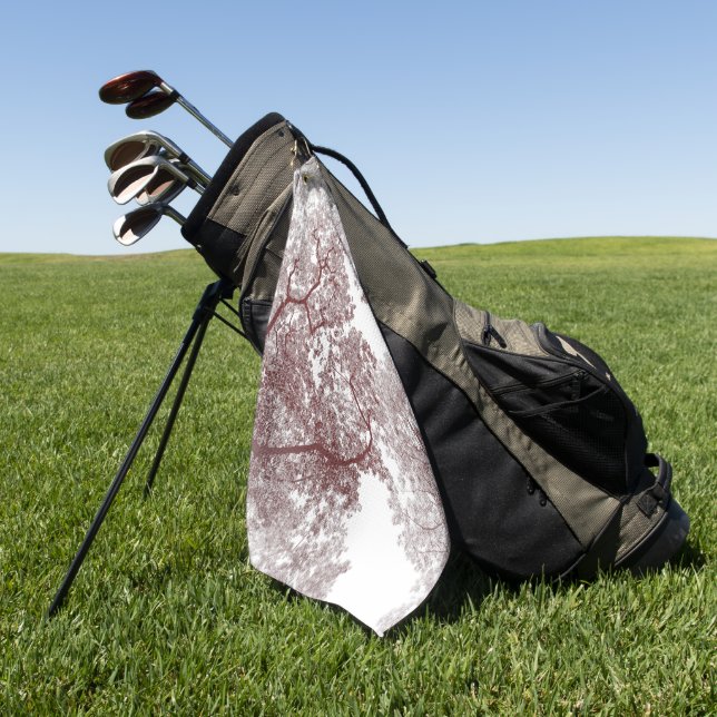 Serviette De Golf Carte des arbres 4 (Vert)