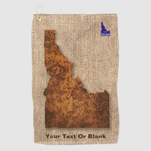 Serviette De Golf Carte Idaho Spud