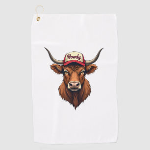 Serviette De Golf Casquette de camionneur western Vintage Howdy High