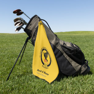 Serviette De Golf Cavalry Golf Towel - Cav Gold