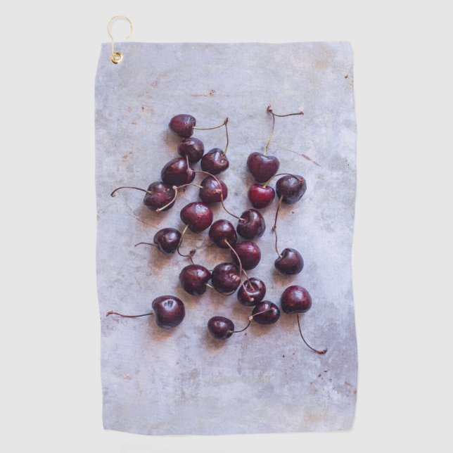 Serviette De Golf Cerises (Devant)