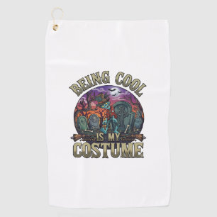 Serviette De Golf C'est Cool C'est Costume Halloween Zombie Cimetièr