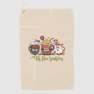 Serviette De Golf "C'Est La Saison Café Halloween