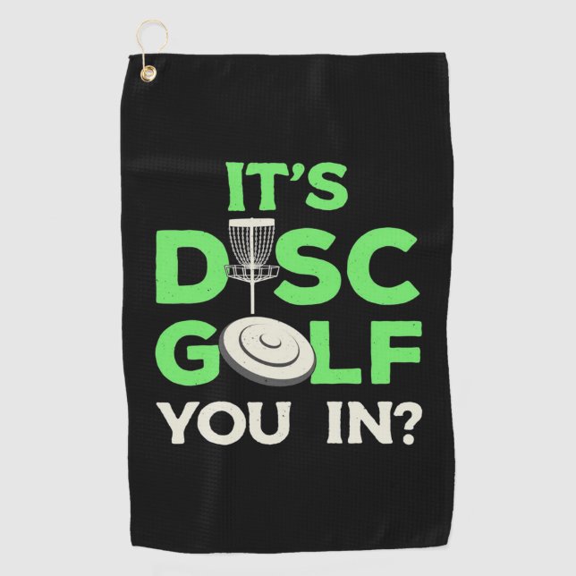 Serviette De Golf C'Est Le Disque Golf Vous Dans (Devant)