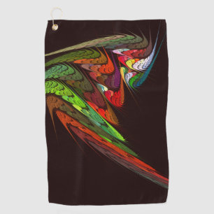 Serviette De Golf Chameleon Art Abstrait
