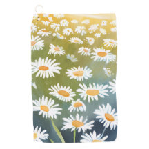 Champ de pâquerettes | Peinture florale de prairie