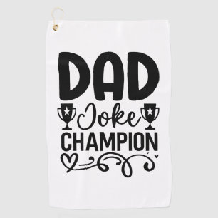 Serviette De Golf Champion de la farce papa Drôle cadeau de fête d