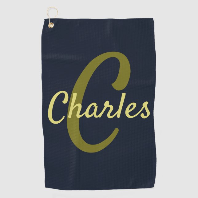Serviette de golf "Charles" (Devant)