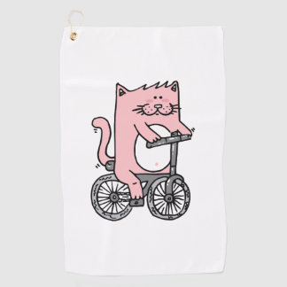Serviette De Golf Chat à vélo