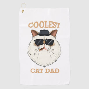 Serviette De Golf Chat le plus frais Papa I Himalayan Chat Papa I Hi