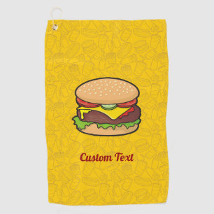 Serviette De Golf Cheeseburger