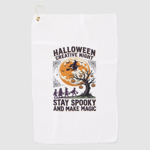 Serviette De Golf Chemise créative Halloween Art de Lune Spooky Vint