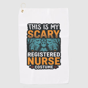 Serviette De Golf Chemise Halloween Costume d'infirmière diplômée ef