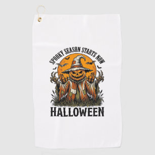 Serviette De Golf Chemise sorcière citrouille épouvantail Halloween