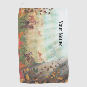 Serviette De Golf Chevreuil Capreolus capreolus Personnalisé