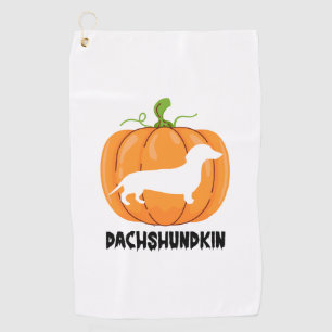 Serviette De Golf Chien de Halloween teckel