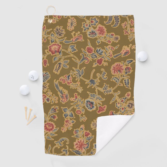 Serviette De Golf Chintz Fleur Classique Joli Design Floral Doux (En situation)